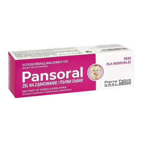 Pansoral, ŻEL na ząbkowanie, do masażu dziąseł, 15ml