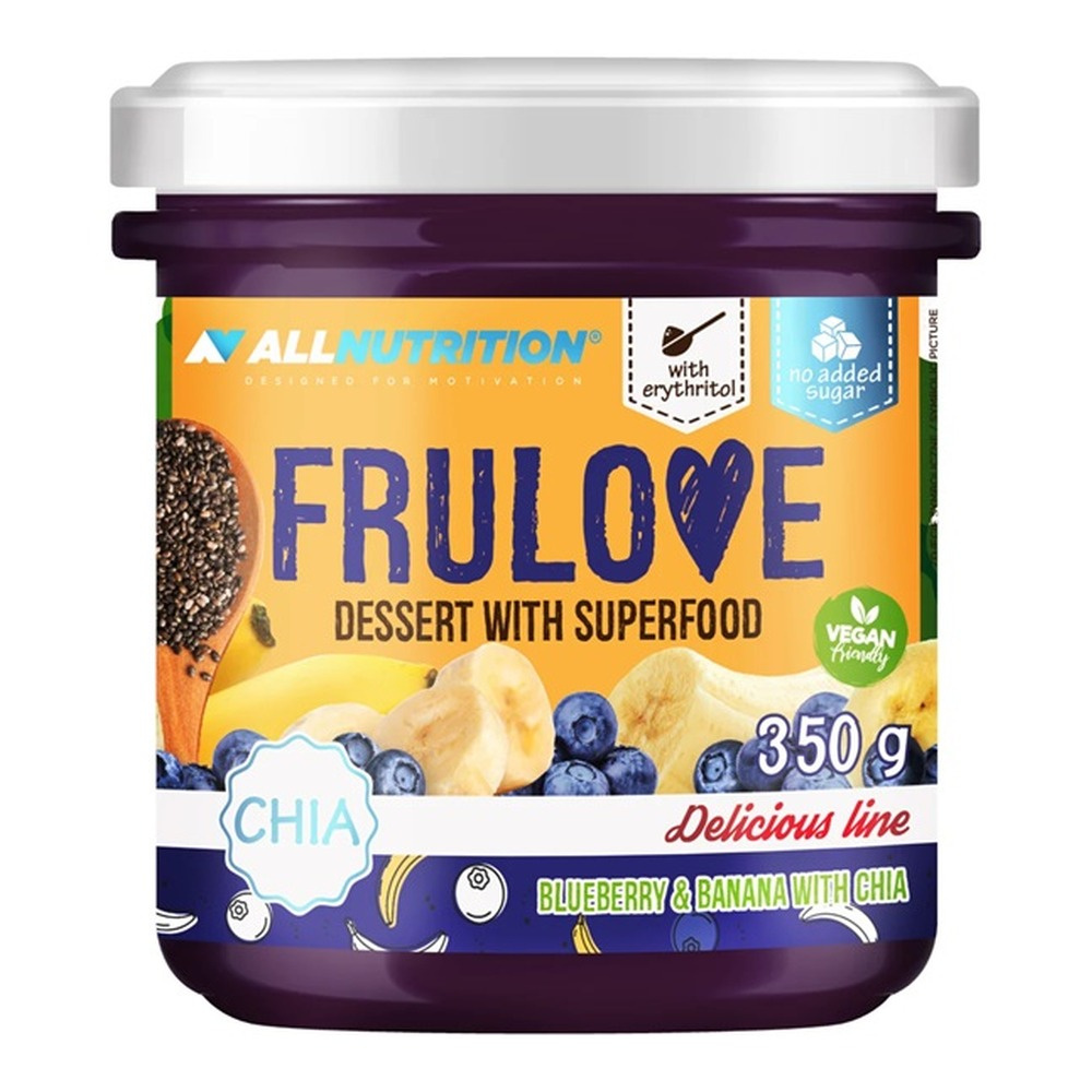 Allnutrition Delicious Line Frulove Dessert with Superfood Blueberry & Banana with Chia 350g