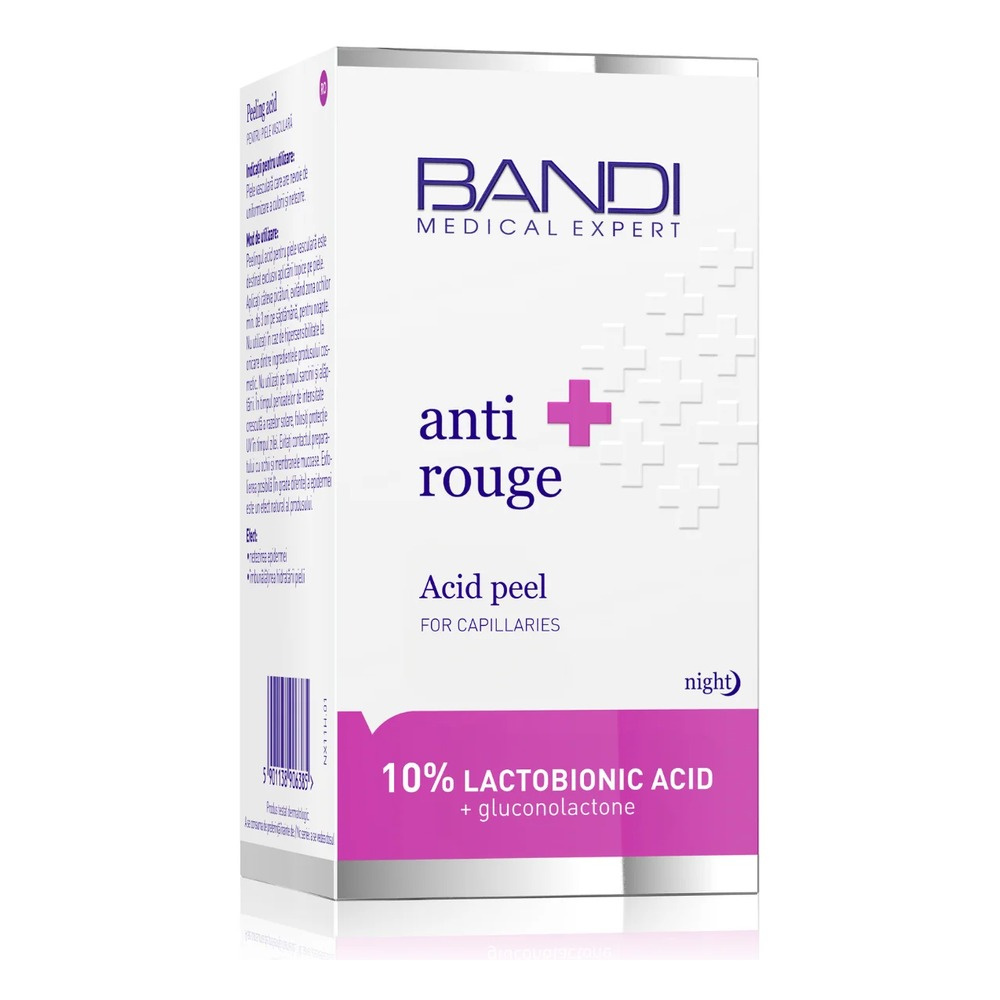 Bandi Medical Anti Rouge Acid Peeling for Capillaries 10% Lactobionic Acid Gluconolactone 30ml