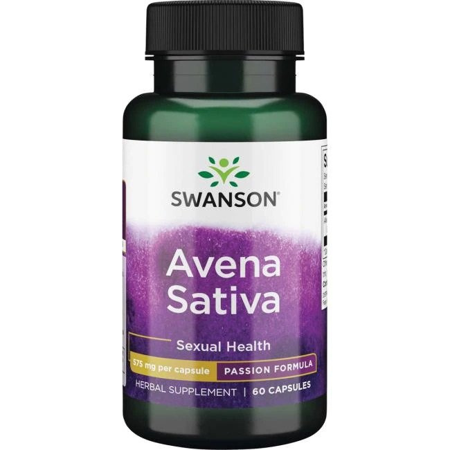 Swanson Avena Sativa 575mg 60 Capsules