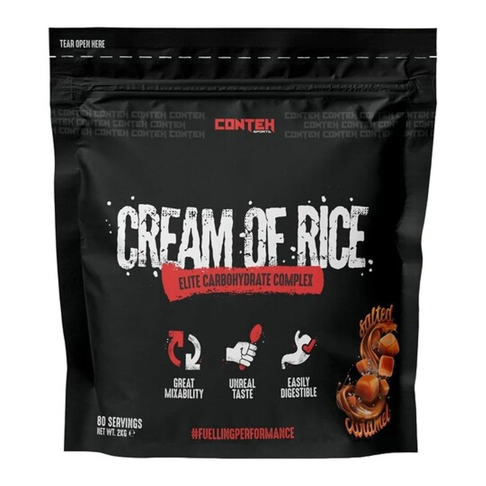 Conteh Sports Cream of Rice Salted Caramel Carbohydrate Complex for Athletes 2000g