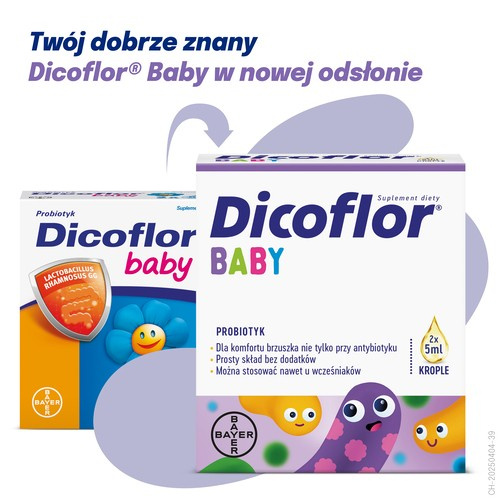 Dicoflor Baby Probiotic for Babies and Children Drops 2x5ml