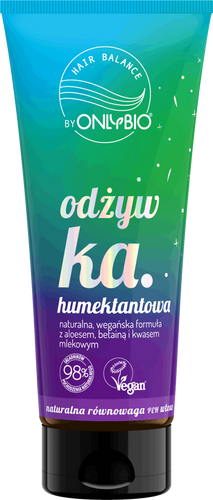OnlyBio Hair Balance Odżywka Humektantowa z Naturalną Wegańską Formułą dla Włosów Suchych 200ml