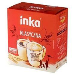 Inka Klasyczna Rozpuszczalna Kawa Zbożowa o Łagodnym Smaku i Subtelnym Aromacie 150g Best Before 27.11.25