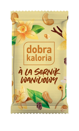 Dobra Kaloria Mini Batoniki z Nerkowców a'la Sernik Waniliowy 6x17g