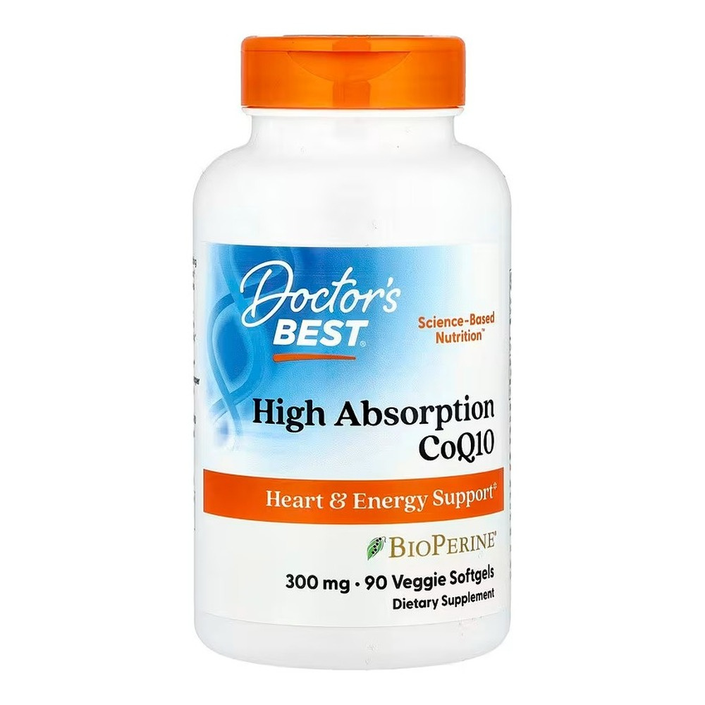 Doctor's Best High Absorption CoQ10 with BioPerine, 300mg Kapsułki miękkie 90 kapsułek miękkich