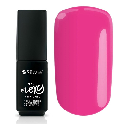 Silcare Flexy UV/LED Hybrid Nail Polish 10 Barbie Pink 4.5g