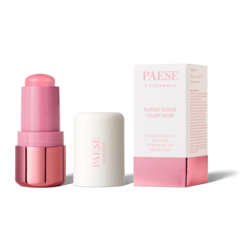 Paese Butter Blend Masełkowy Róż do Twarzy w Sticku Nr 01 Peony 6g