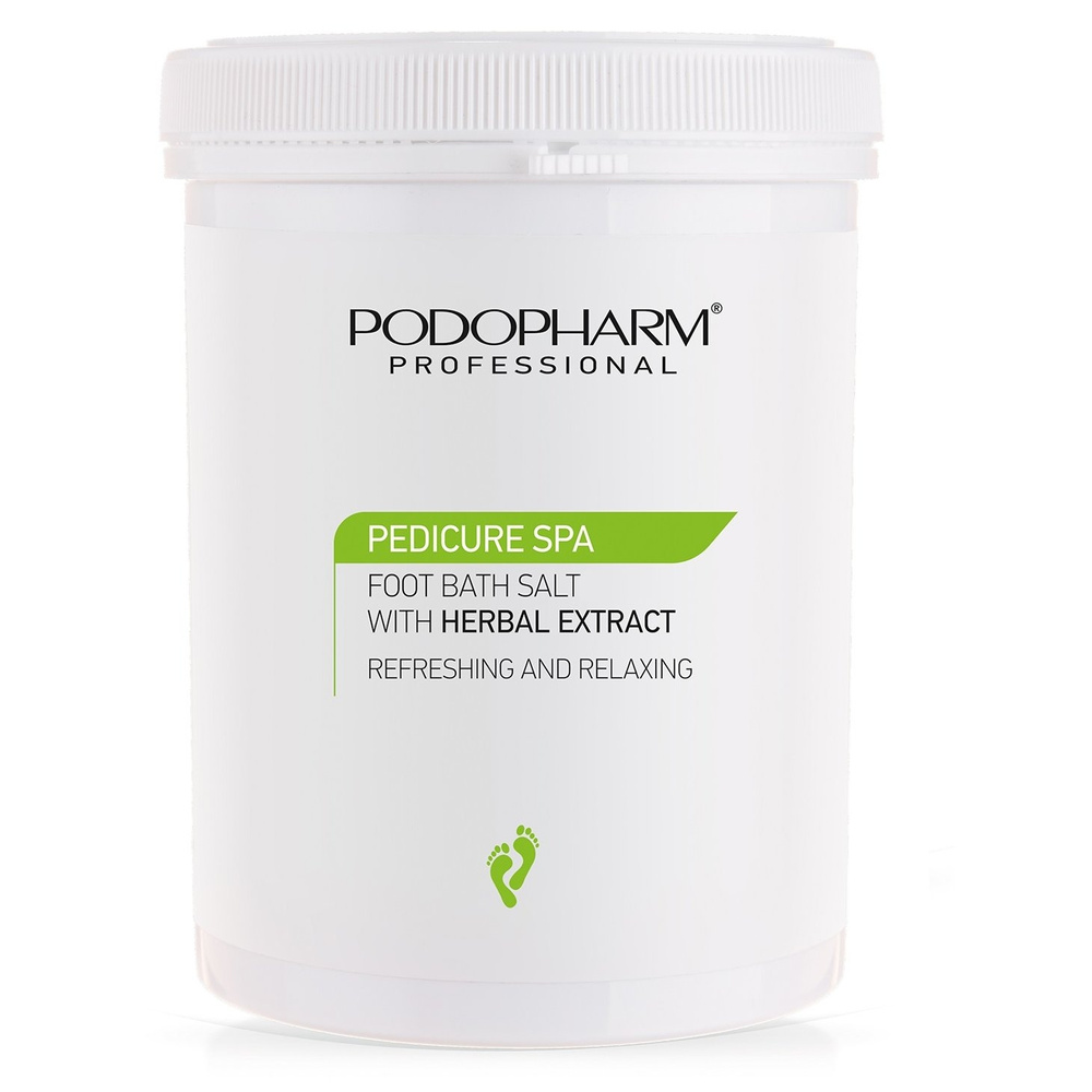Podopharm Professional Refreshing and Relaxing Foot Bath Salt with Antifungal Herbal Extract 1400g