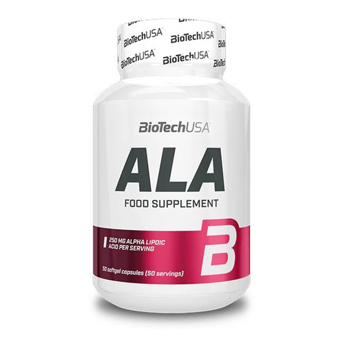 BioTechUSA ALA Alpha Lipoic Acid, 250mg 50 caps