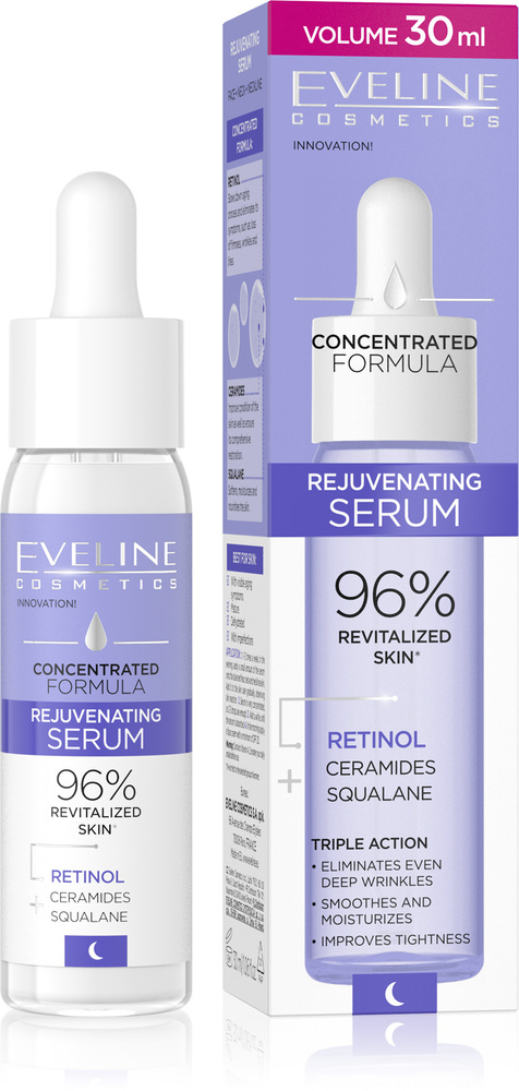 Eveline Skoncentrowana Formuła Serum Odmładzające dla Skóry Zmęczonej 30ml