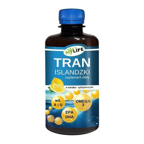 Icelandic fish Oil with lemon flavor, Oil 250ml