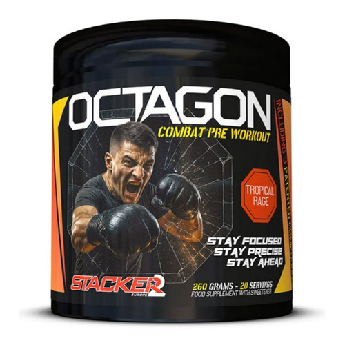 Stacker2 Europe Octagon Przedtreningówka Tropical Rage 260g