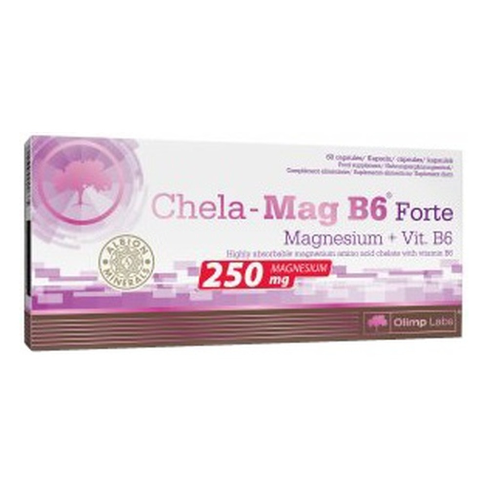 Olimp Nutrition Chela-Mag B6 Forte Magnesium 250mg + B6 60 Capsules