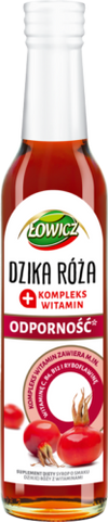 Łowicz Vitamin Complex Immunity Wild Rose Flavor Syrup for Colds 250ml