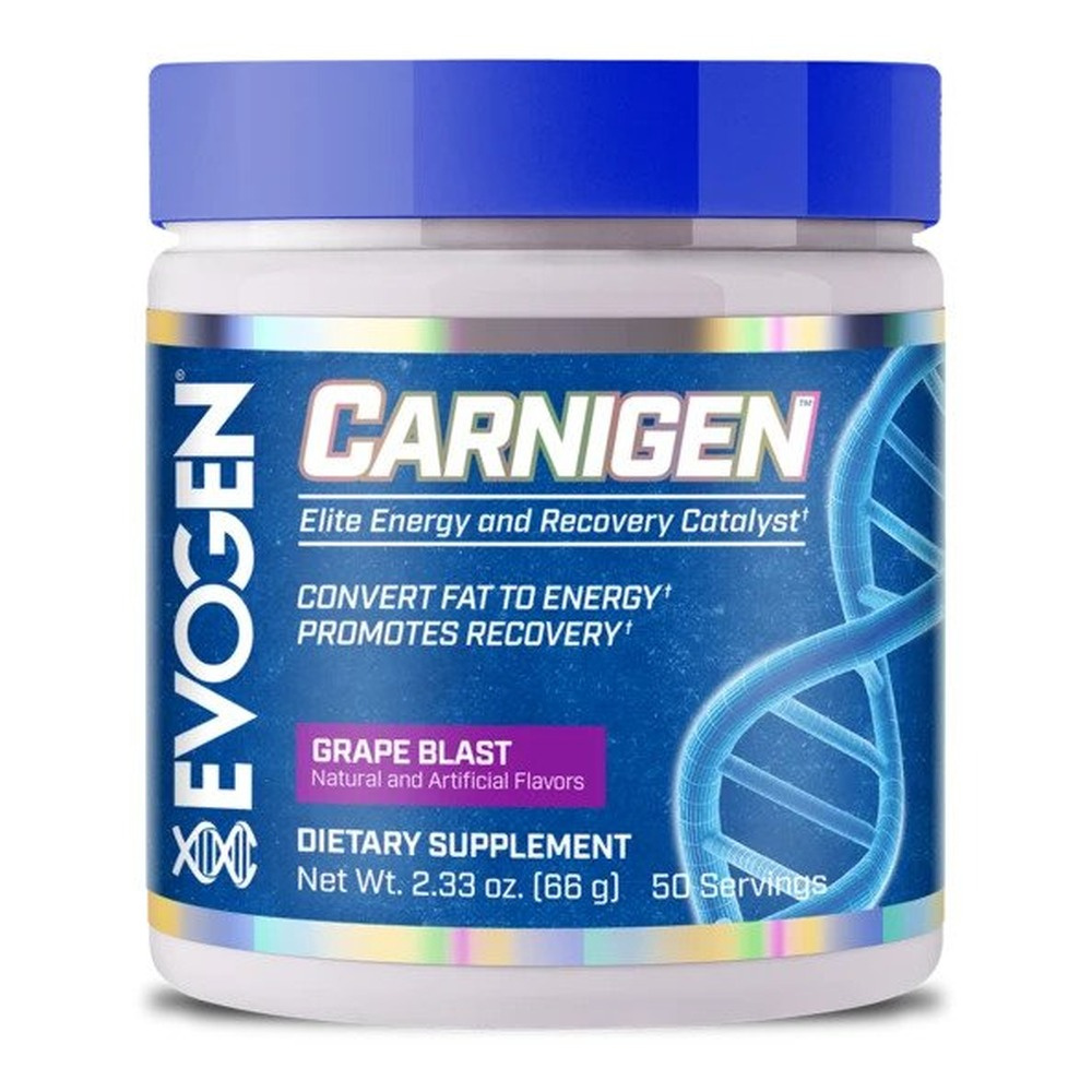 Evogen Carnigen Carnitine Blend Powder, Grape 66g