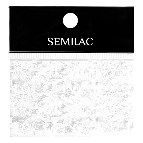 Semilac Nail Transfer Foil White Lace 23