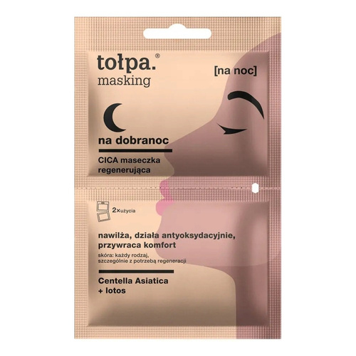 Tolpa Masking CICA Regenerating Overnight Mask 2x5ml