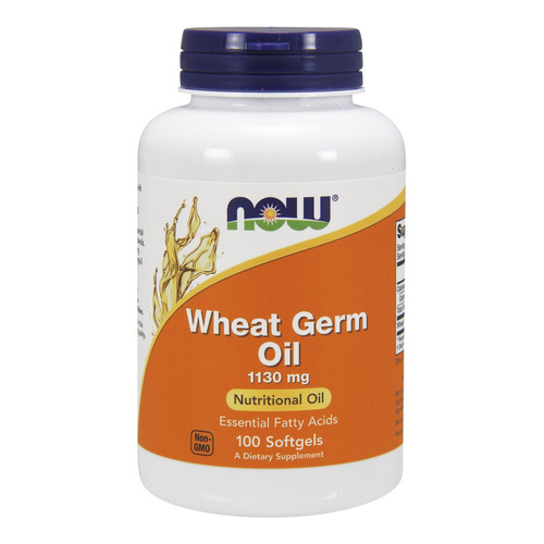 Now Foods Wheat Germ Oil 1130mg Supports Nervous System Relieves Stress100 Softgel