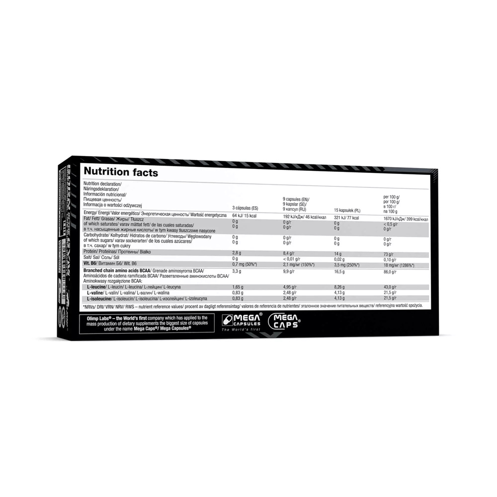 Olimp BCAA 1100 Mega Caps 120 Capsules