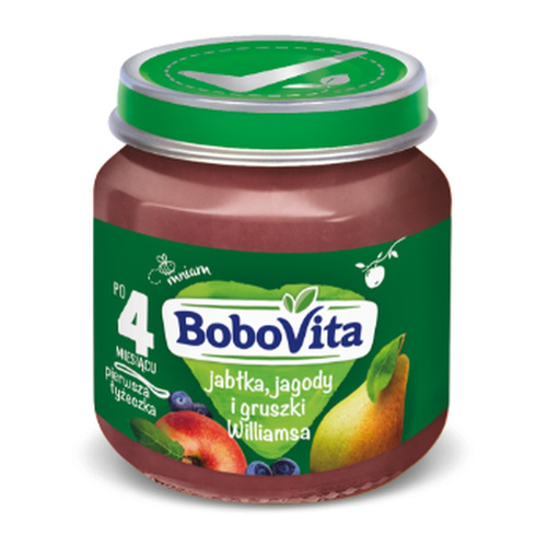 BoboVita Apple, Blueberry and Williams Pear Dessert from 4 Months 125g