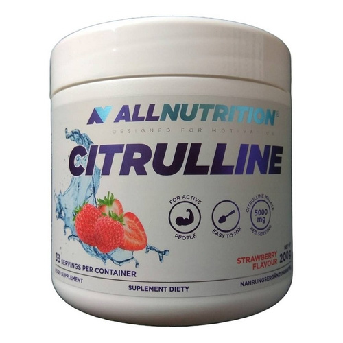Allnutrition Citrulline Wspomaga Aktywny Trening Strawberry 200g