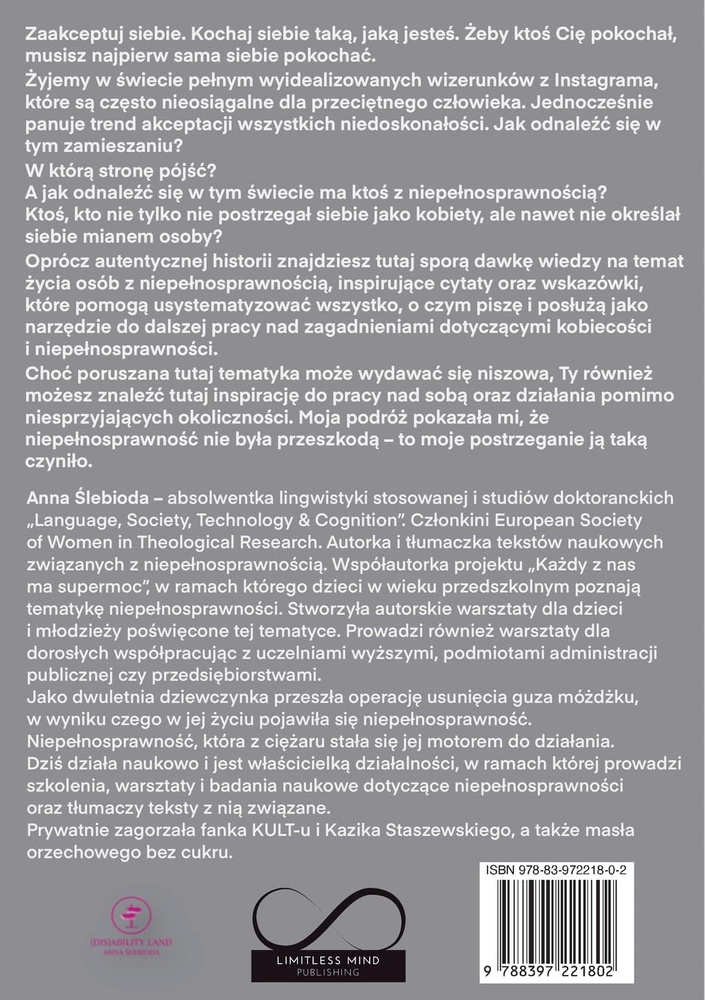 Anna Ślebioda - Ja Ania Ja Kobieta z Niepelnosprawnością Wydanie Polskie
