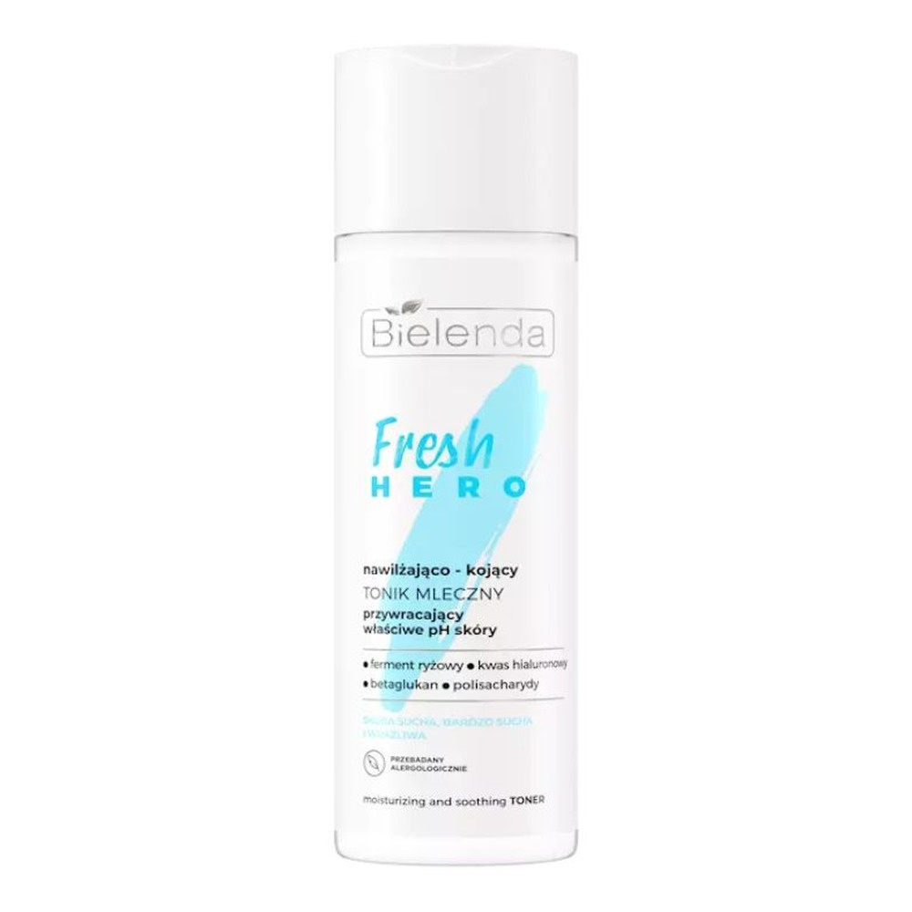 Bielenda Fresh Hero Moisturizing - Soothing Milk Tonic for Dry and Very Dry Skin 200ml