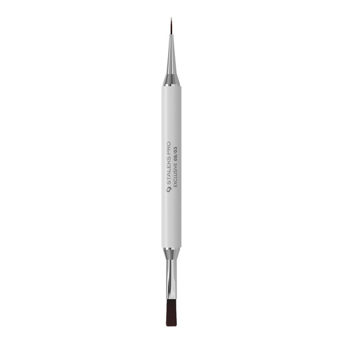 Staleks Exclusive 08/03 Double-Sided Gel Brush 10 mm / Liner 10 mm