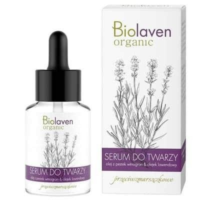 BIOLAVEN Organic Serum Do Twarzy i Szyi Przeciwzmarszczkowe 30ml