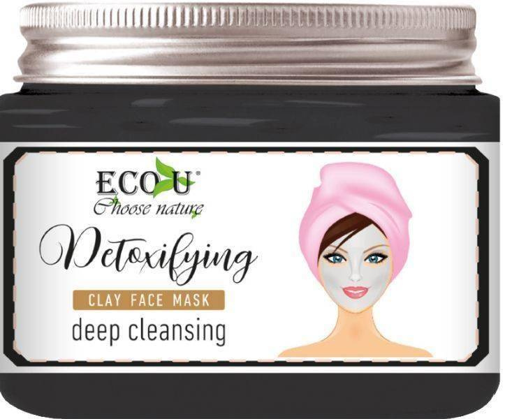 EcoU Detoxifying Face Mask with Clay Deep Cleansing 150ml