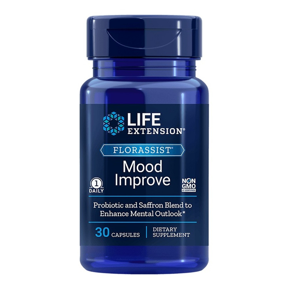 Life Extension Florassist Mood Improve Na Poprawę Nastroju i Relaks 30 Kapsułek