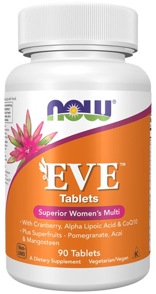 Now Foods Eve Superior Women's Multi Vitamins & Minerals for Women 90 Tablets