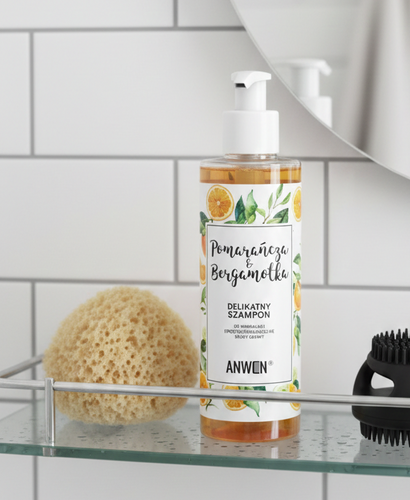 Anwen Orange & Bergamot Gentle Shampoo for Normal and Oily Scalp 200ml