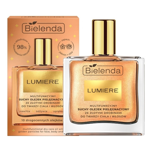 Bielenda Lumiere Wielofunkcyjny Suchy Olejek ze Złotymi Drobinkami 50ml
