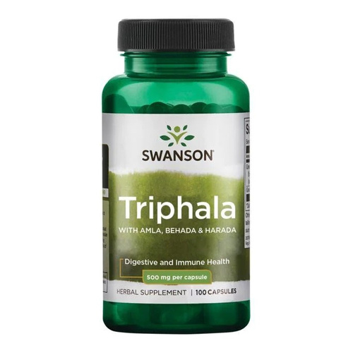 Swanson Triphala 500mg Helps Cleanse Your Body 100 Capsules
