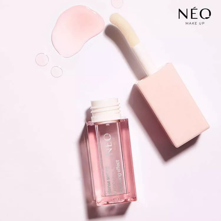 Neo Makeup Intense Serum Colorless Lip Oil Magic Pink Tint Effect 5ml