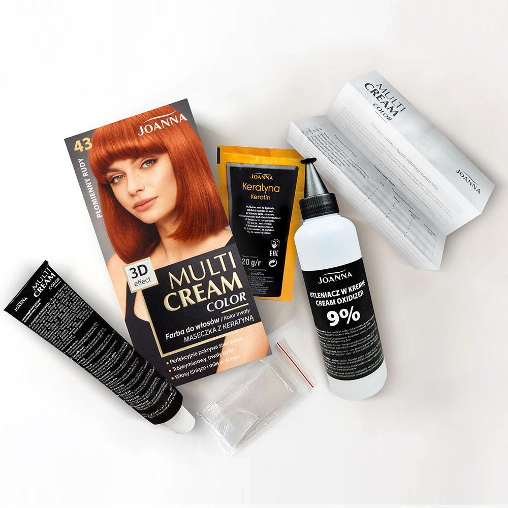 Joanna Multi Cream Color 3D Effect Paint No. 43 Flaming Red 1 Piece