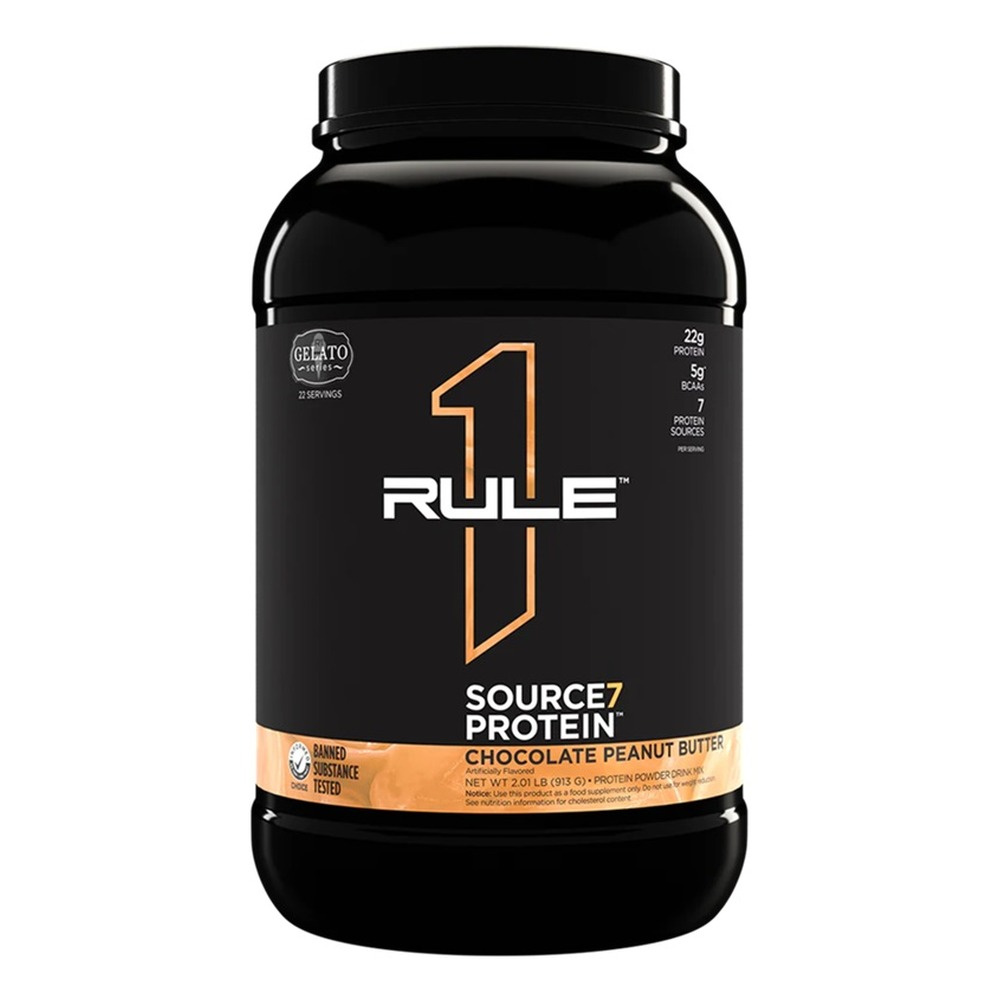 Rule One Source7 Protein, Chocolate Peanut Butter Gelato - 913g