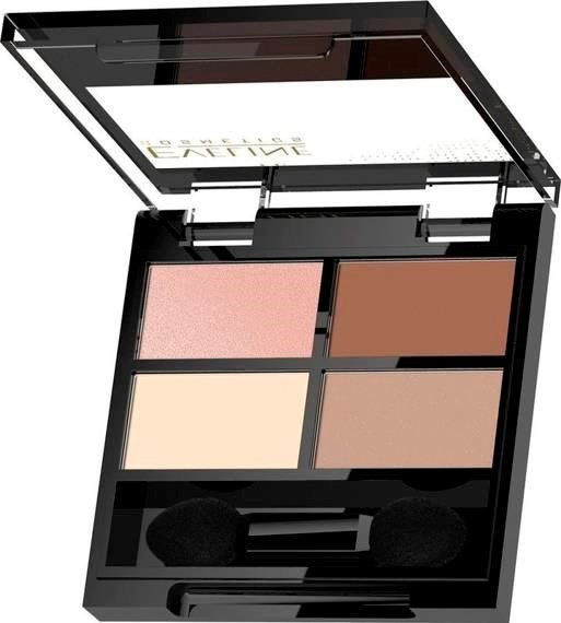 Eveline Quattro Professional Eyeshadow Palette Cienie do Powiek z Aplikatorem Nr 05 3.2g