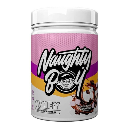 Naughty Boy Advanced Whey Odżywka Białkowa Czekolada Karmel Na Wzrost Mięśni 900g
