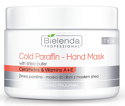Bielenda Professional Cold Parafin Hand Mask Shea Butter and Vitamins A+E 150g