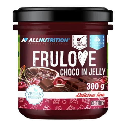 Allnutrition Frulove Choco In Jelly Cherry Wiśnie w Żelu Czekoladowym 300g