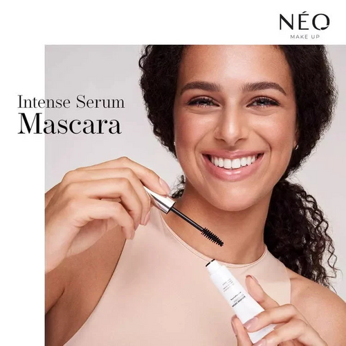 Neo Makeup Intense Serum Objętość Wydłużenie Czarny Tusz do Rzęs Stymulujący Wzrost 9ml
