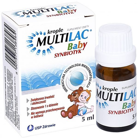 Multilac Baby synbiotyk - KROPLE, 5ml