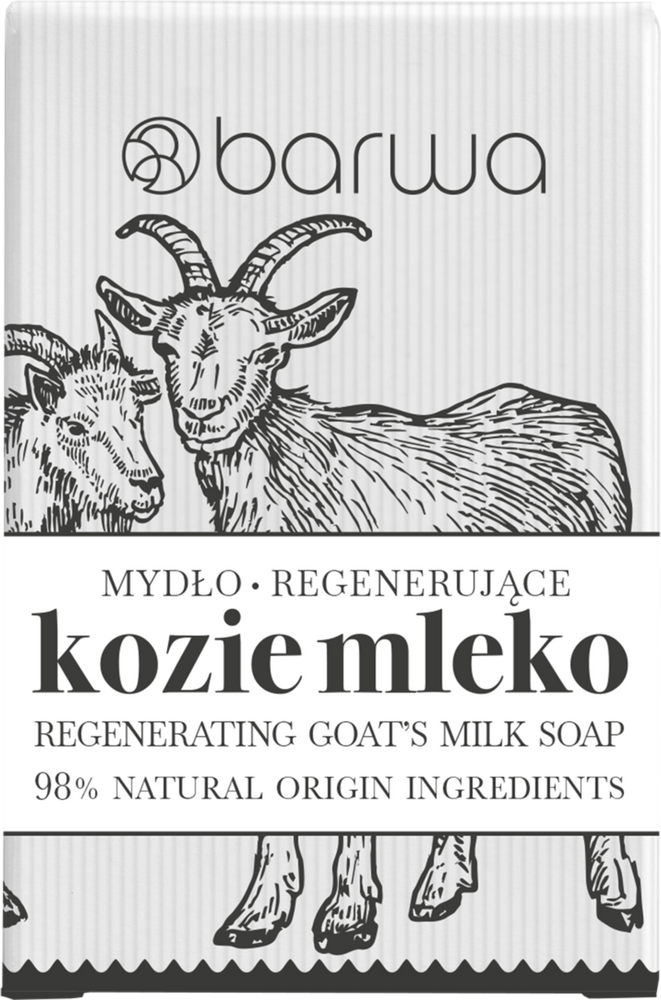 Barwa Pure Calm Regenerujące Mydło w Kostce Kozie Mleko dla Skóry Wrażliwej i Suchej 100g