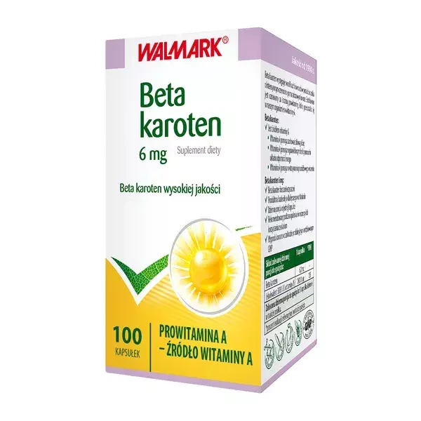 Beta Karoten, 6 mg, kapsułki, 100 szt.