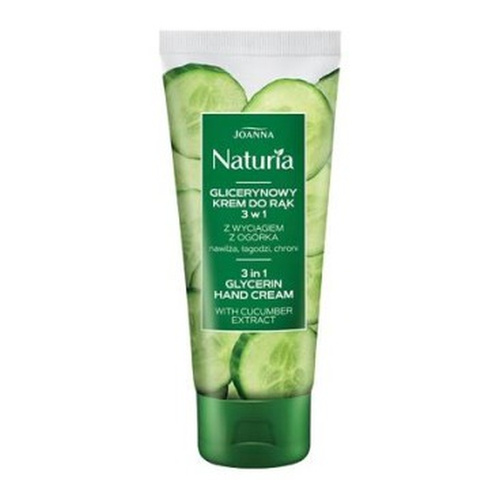 Joanna Naturia 3in1 Glycerine Hand Cream with Cucumber and Glycerine Extract 100g