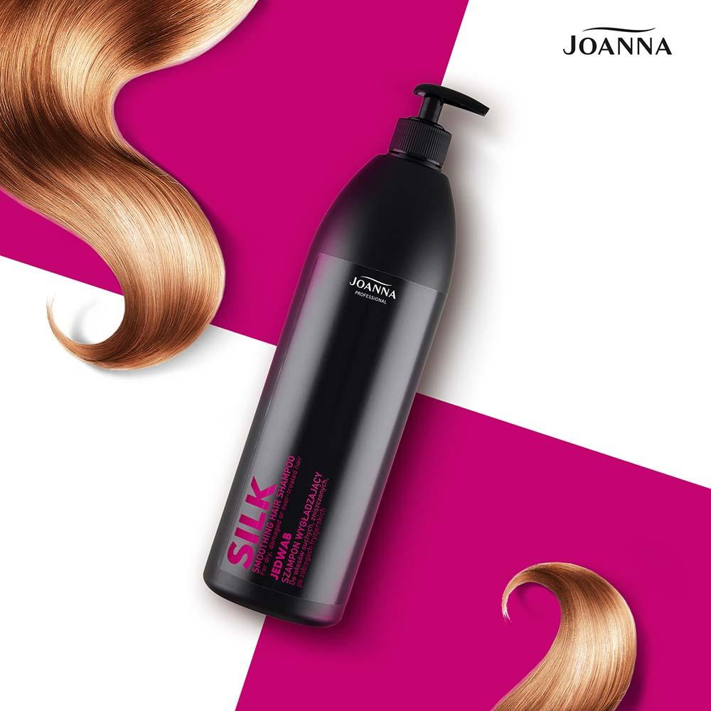 Joanna Professional Smoothing Moisturizing Shampoo with Silk for Dry and Damaged Hair 1000ml