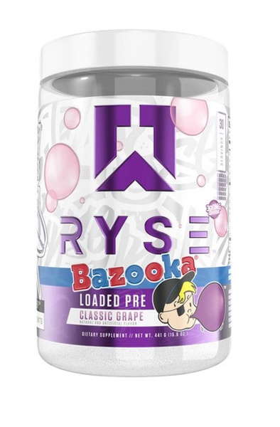 RYSE Loaded Pre, Bazooka Classic Grape - 450g